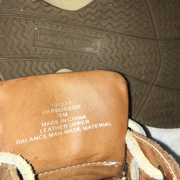 Highland Creek PLAID leather tie loafer flat preppy slip on comfy boat shoes 7.5 - Picture 11 of 16